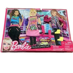 BARBIE FASHIONISTAS Clothes + Shoes Mattel X2236 New Others Sold Separately